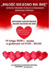Plakat Walentynki 2018